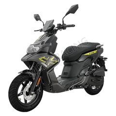 Keeway 2026 FACT X 50 4T E5+ ΜΑΥΡΟ-ΚΙΤΡΙΝΟ