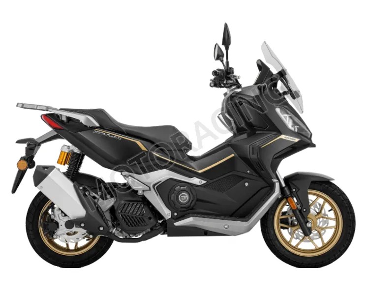 Keeway 2026 XDV 125 EVO E5+ L/C ABS TFT ΜΕ ΣΧΑΡΑ ΜΑΥΡΟ