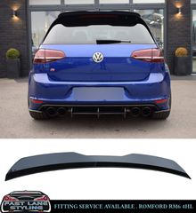 Πρόσθετο Αεροτομής Vw Golf VII 7 & 7,5 12-20 για standard Έκδοση Μαύρο Γυαλιστερό