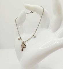 Βραχιόλι ασημένιο 925 Heart & Key Α9516 ΤΙΜΗ 35 ΕΥΡΩ