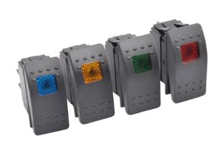 ΔΙΑΚΟΠΤΗΣ 12V-24V 4PIN 20A ΣΕ ΠΟΙΚΙΛΙΑ ΧΡΩΜΑΤΩΝ....SoundStreet.....