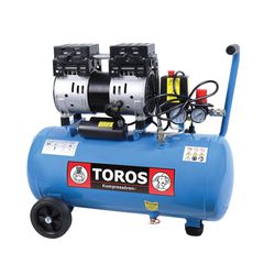 Αεροσυμπιεστής Oilfree Χαμηλού Θορύβου 24Lt 1,0Hp - ΜΟΝΟΜΠΛΟΚ - TOROS (#602087)