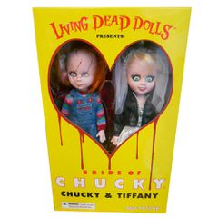Living Dead Dolls Chucky and Tifanny pack 2 figures 25cm