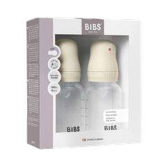 BIBS - Baby Bottle Round Silicone 2 Pack - Ivory - 150 ml / Baby and Children