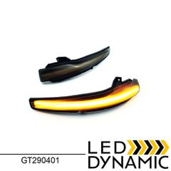 GTLED Φλας Καθρέφτη MERCEDES BENZ W205 W222 W217 W213 LHD C E S Class Led Dynamic Smoke 2 Τεμάχια
