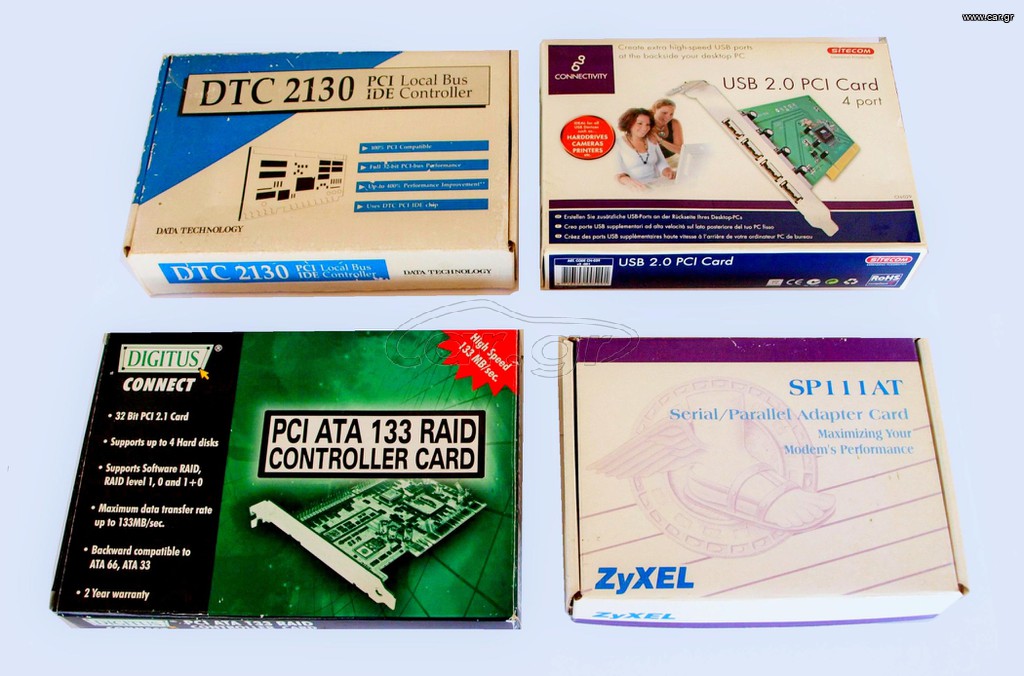 Computer parts ISA / PCI / IDE controllers / adapters etc boxed