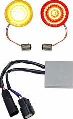 Κωδ.356902 CUSTOM DYNAMICS turn signal insert LED πίσω CD-STS-AR-57 Φιμέ κρύσταλλο 2τεμ τηλ.215-215-8211