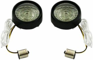 Κωδ.356815 CUSTOM DYNAMICS ζευγάρι φλας Led Bullet Bezel PB-BB-AW-1156BS Φιμέ κρύσταλλο 2τεμ τηλ.215-215-8211