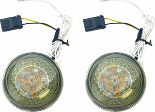 Κωδ.356848 CUSTOM DYNAMICS ζευγάρι φλας Led Dynamic Ringz™ PB-AW-ECE-JAE Φιμέ κρύσταλλο 2τεμ τηλ.215-215-8211