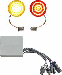 Κωδ.357010 CUSTOM DYNAMICS turn signal insert LED πίσω CD-STS-RSGST Φιμέ κρύσταλλο 1τεμ τηλ.215-215-8211