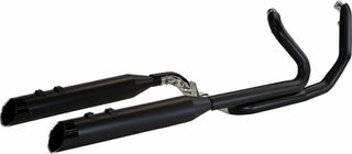 Κωδ.331214 KHROME WERKS ολόσωμη εξάτμιση Can Straight Edge 200445 τηλ.215-215-8211