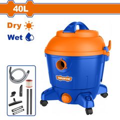 Wadfow WVR7A40 Σκούπα Ξηράς & Υγρής Αναρρόφησης 1.200W / 40Lit