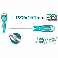 Κατσαβίδι Μαγνητικό Σταυρού TOTAL PZ2 Χ 150mm ( THT26PZ2150 )