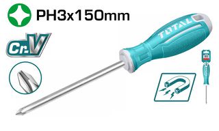 Κατσαβίδι Σταυρού TOTALΡΗ3 Χ 150mm ( TSDRSPH3150 )