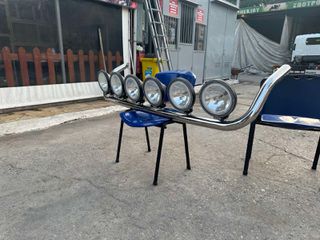 ΜΠΑΡΑ INOX ΜΕ ΠΡΟΒΟΛΕΙΣ ΛΑΜΠΕΣ ΚΑΙ ΣΤΕΦΑΝΙ LED.ΕΤΟΙΜΟ ΜΕ ΤΙΣ ΒΑΣΕΙΣ  ΚΑΙ ΤΙΣ ΚΑΛΩΔΙΩΣΕΙΣ-thumb-2