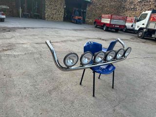 ΜΠΑΡΑ INOX ΜΕ ΠΡΟΒΟΛΕΙΣ ΛΑΜΠΕΣ ΚΑΙ ΣΤΕΦΑΝΙ LED.ΕΤΟΙΜΟ ΜΕ ΤΙΣ ΒΑΣΕΙΣ  ΚΑΙ ΤΙΣ ΚΑΛΩΔΙΩΣΕΙΣ-thumb-6