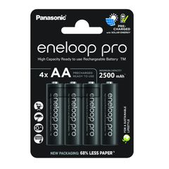 Μπαταρία Eneloop Pro NEW R6 AA Επαναφορτιζόμενη 2500mAh batteries BK-3HCDE/4BE