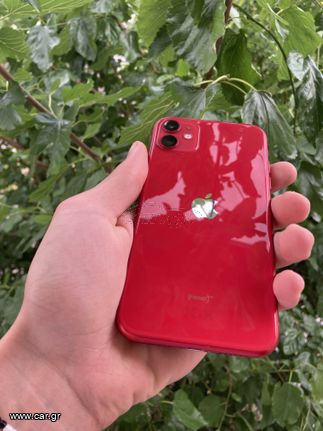 iPhone 11 red 100% υγεία μπαταρίας αυθεντική (τιμή συζητημη)