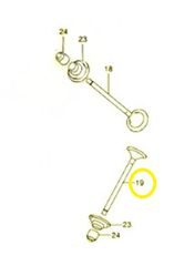 Βαλβίδα Εξαγωγής Suzuki Address.125 FL 2007-2009 T12912-28G20