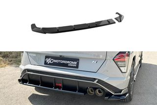 abs πλαστικό μαύρο γυαλιστερό Πίσω Σπλίτερ Hyundai Kona N-Line Mk2