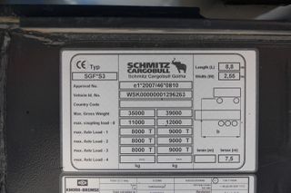 Schmitz 2017 TIPPER 43 m3 / ΑΛΟΥΜΙΝΙΟΥ / ΑΞΟΝΑ ΑΝΥΨΩΣΗΣ / ΖΑΝΤΕΣ ΑΛΑΟΥ-thumb-18