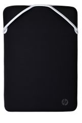 HP Reversible Protective 14.1-inch Silver Laptop Sleeve 14.1" Sleeve case Black
