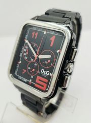 D&G Geronimo Black I.B.P Stainless Designer Mens Watch DW0186 Α9076 ΤΙΜΗ 165 ΕΥΡΩ