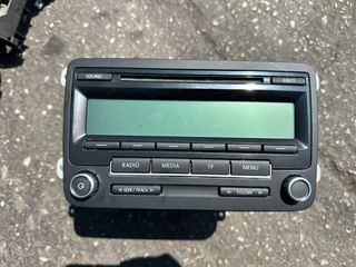 ΡΑΔΙΟ/ RADIO- CD PLAYER ΚΟΝΣΟΛΑ ΑΜΑΞΩΜΑΤΟΣ VW GOLF 6, ΚΩΔ.ΑΝΤ: 1K0 035 186 AA, 7 647 201 360