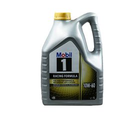 Mobil 1 Racing Formula 10W-60 5L - Πλήρως Συνθετικό Λιπαντικό για Υψηλές Επιδόσεις και Κινητήρες με Υψηλά Χιλιόμετρα