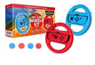 Maxx Tech - Joy-Con Wheels & Grip Kit for Nintendo Switch 2/1 / Nintendo Switch 2