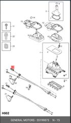 ντιζα αλλαγης ταχυτητων ΟΕΜ , made in Spain , Alfa romeo Mito , Fiat Grande  Punto , Punto EVO , με κωδικο : 55199873 , Fiat Pundo Opel Corsa D 55199873