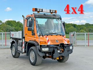 Ανατροπή Mercedes-Benz 2007 UNIMOG 400 * ανατρεπόμενο 2,40 * 4x4 * ΑΡΙΣΤΗ ΚΑΤΑΣΤΑΣΗ