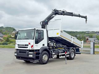 Ανατροπή + Γερανός Iveco 2012 STRALIS 330 * HIAB 144 BS-3 HIDUO * ΑΡΙΣΤΗ ΚΑΤΑΣΤΑΣΗ-thumb-1