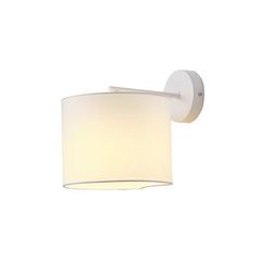 Απλίκα τοίχου υφασμάτινη με ντουί 1xE14 max 15W 265x200x235mm λευκό χρώμα ARTE ILLUMINA CLOUD