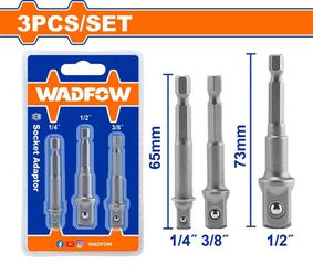 Wadfow WSV4K01 Σετ Αντάπτορες 1/4" - 3/8" - 1/2" 3 Τεμάχια