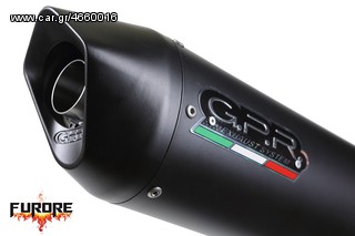 Gpr Εξάτμιση Τελικό Furore Black Moto Guzzi Stelvio 8v 2011 - 2017 Με Καταλύτη