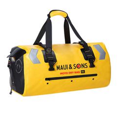 Αδιάβροχο Σακίδιο ουράς Μοτοσικλέτας MAUI & SONS 2740 Roll Top χωρητικότητας 55 Lit χρώμα Κίτρινο ( 2740 )