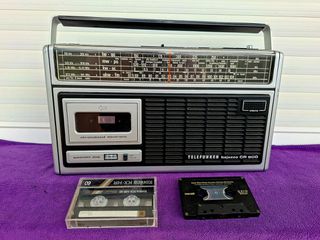 Telefunken Bajazzo CR 900 Vintage Radio Cassette Player-Recorder Germany 1978.