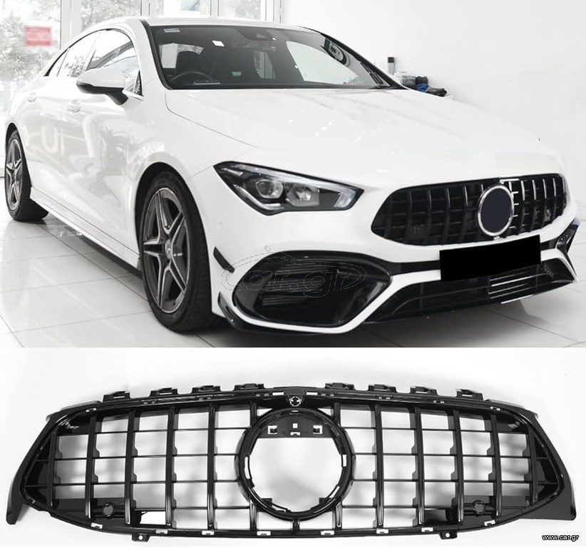 Μάσκα Εμπρός MERCEDES CLA C118 (2019-) look GT Panamericana Μαύρο klparts