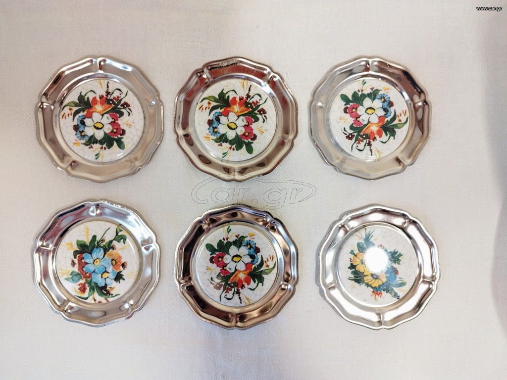 Σετ από 6 vintage σουβέρ