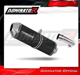 Dominator Εξάτμιση Τελικό OVR Black S.Steel Bajaj Dominar 400 2016 - 2018 Με Σιγαστήρα