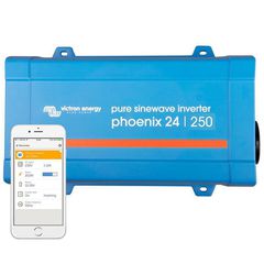 Inverter Καθαρού Ημιτόνου Victron Phoenix 24/250 ve.Direct Schuko 250VA 24V