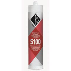 Σιλικόνη S-100 Διαφανής 280ml (Υψηλής Αντοχής) - Elastotet