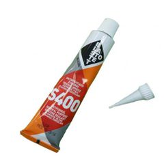 Σιλικόνη S-400 Μαύρη 280ml (Αντιμουχλική) - Elastotet (Συσκευασία 12 τεμαχίων )