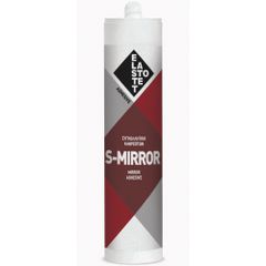 Σιλικόνη S-MIRROR Λευκή 280ml (Για Καθρέπτη) - Elastotet ( Συσκευασία 12 τμχ)