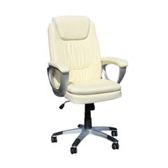 Πολυθρόνα "MANAGER" από PU σε χρώμα μπεζ Διαστασης  68x67x112/122