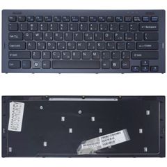 Πληκτρολόγιο Ελληνικό - Greek Laptop Keyboard για Sony Vaio VGNSR VGN-SR VGN-SR11M VGN-SR12G/B VGN-SR12G/P 148088381 NSK-S710R 9J.N0Q82.10R 148088021 GR Black Grey Frame ( Κωδ.40375GRGREY )