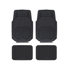 Michelin Πατάκια Αυτοκινήτου Λάστιχο, All Weather, Μαύρα, 71.5x46.5 - 4τμχ