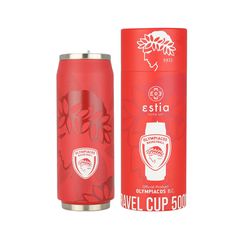 Ανοξείδωτο Θερμό- Ποτήρι Travel Cup 500ml Estia Olympiacos BC Edition