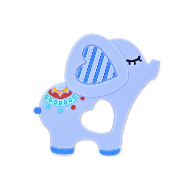 Μασητικό Σιλικόνης Elephant Lucky Blue Lorelli